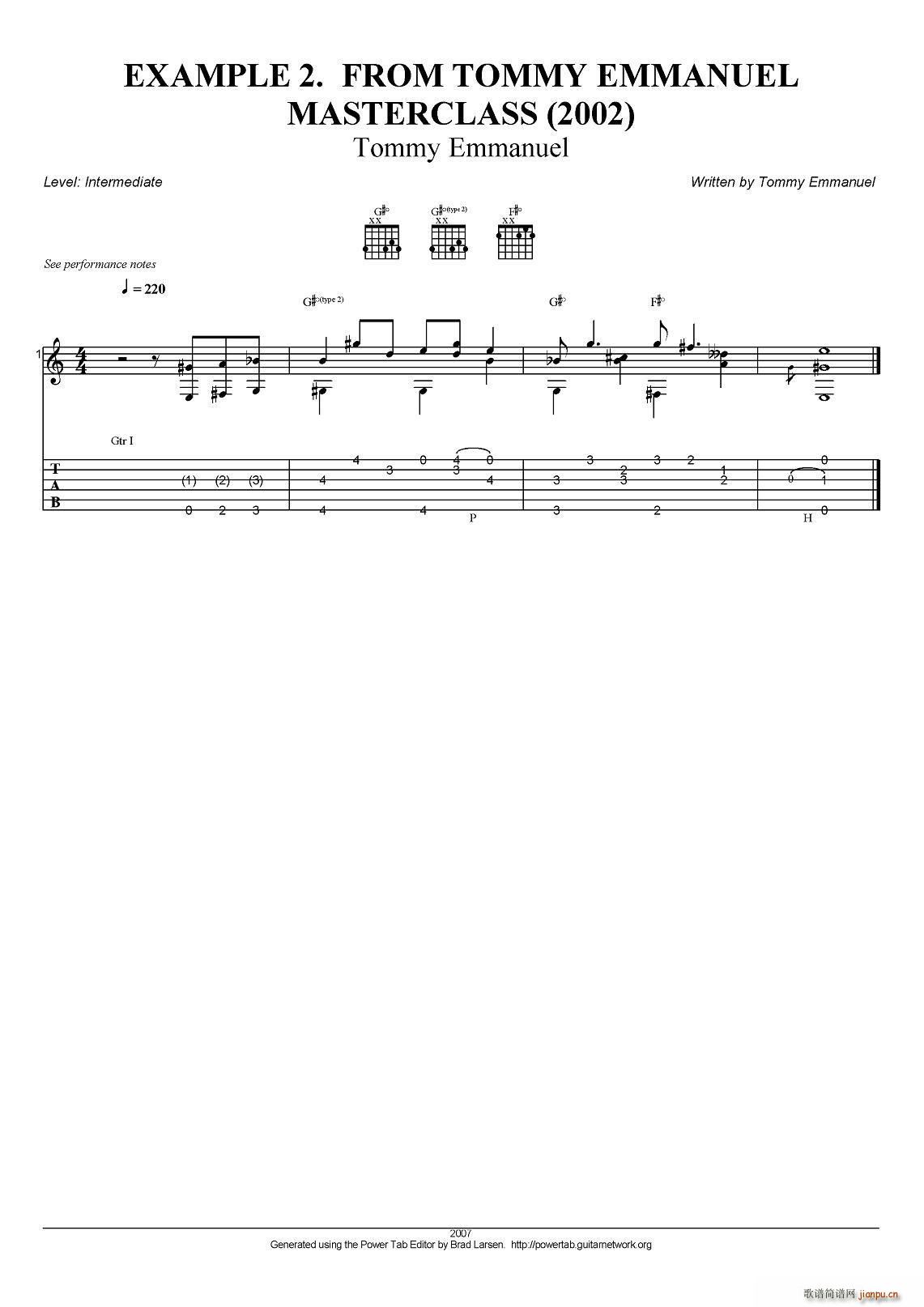 tommy emmanuel masterclass example 2 ָ������(�����V)1