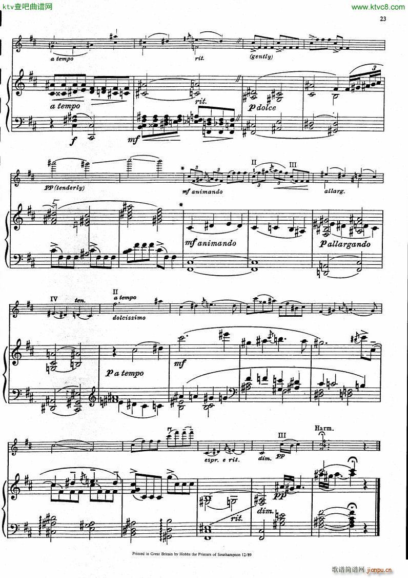 Gershwin Heifetz 4 Pieces from Porgy Bess(����V)20