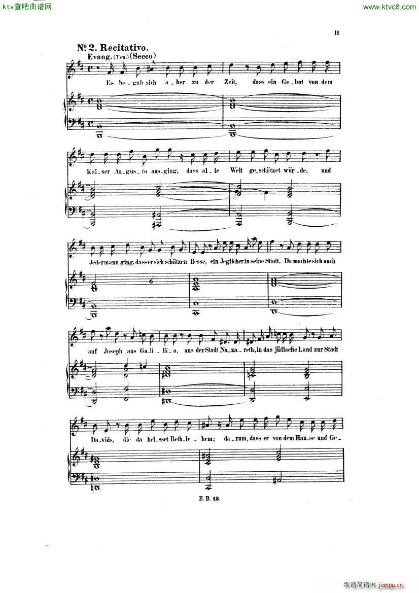 Bach JS BWV 248 Christmas Oratorio No 2 9(����V)1