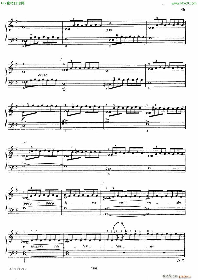 Henri Bertini 1798 1876 25 Easy Etudes Op 100(����V)20