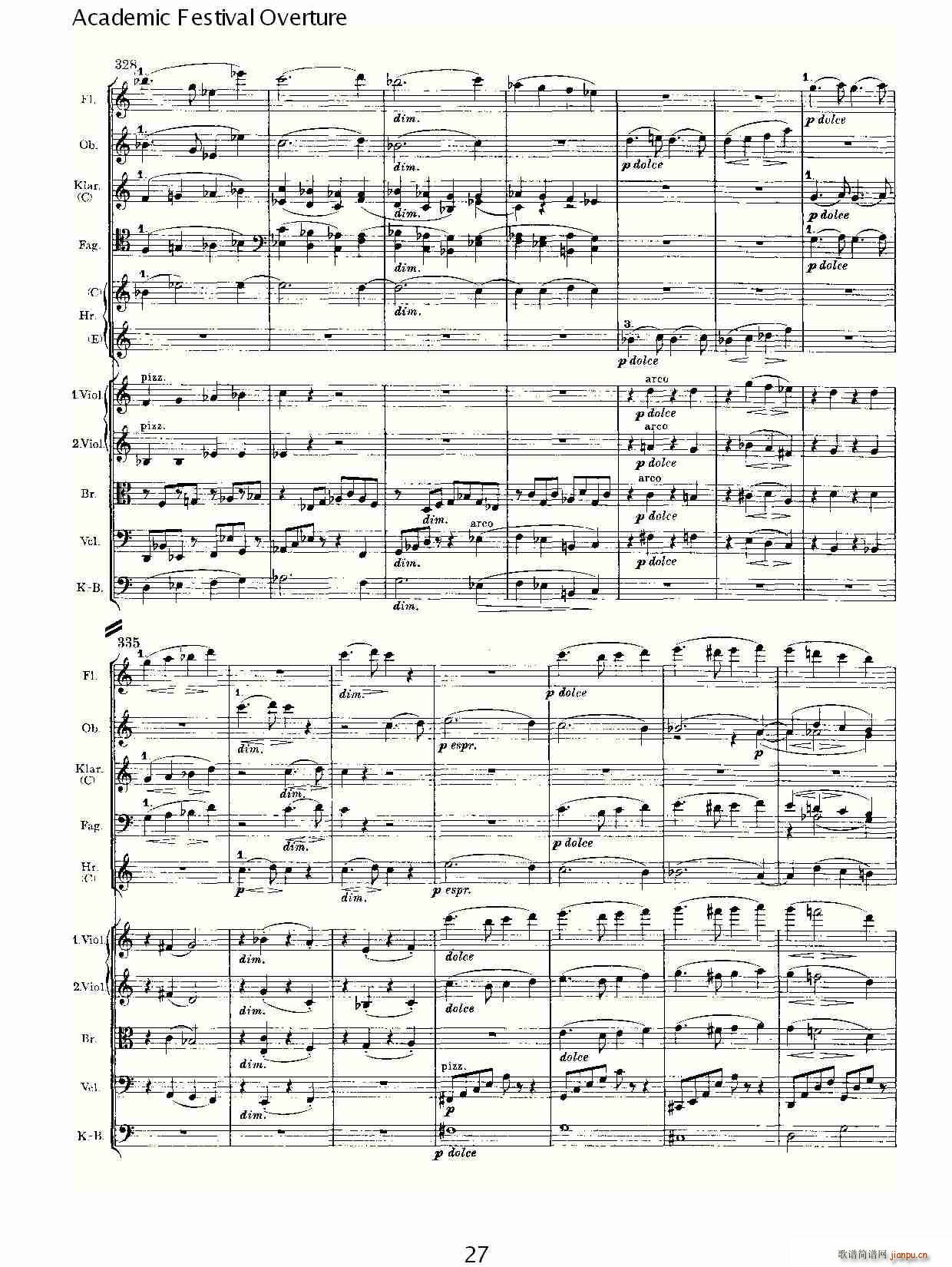 Academic Festival Overture(ʮ�ּ�����)27