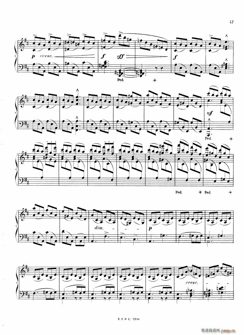 Chaminade 6 Etudes Op35 ��(����V)6