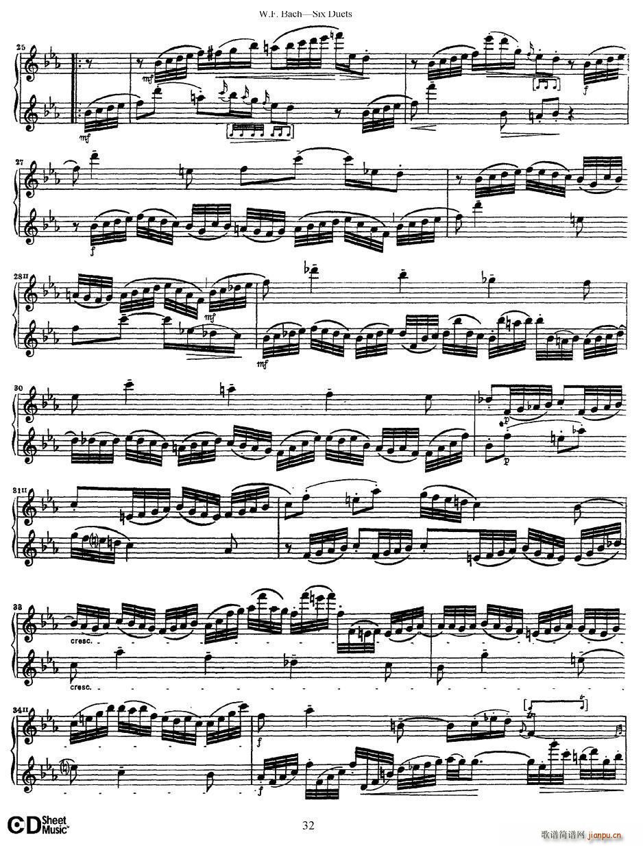 Six Duets 6�׶����� 5(���V)3