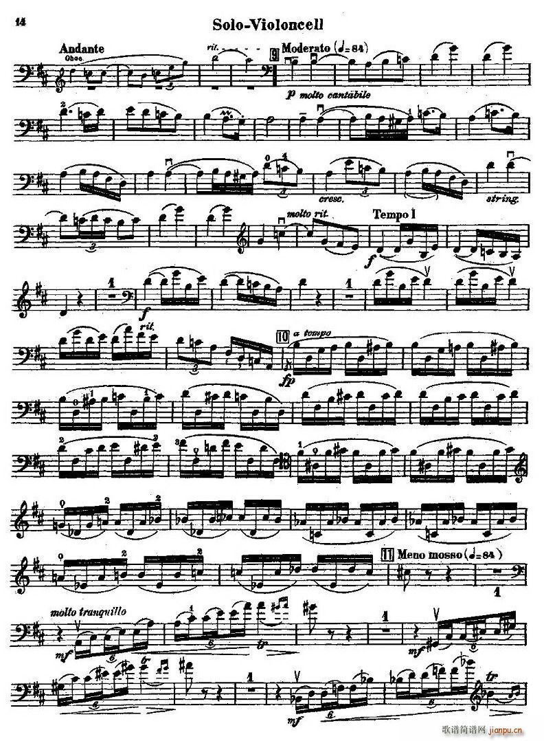 CELLO CONCERTO in B minor(�������V)14