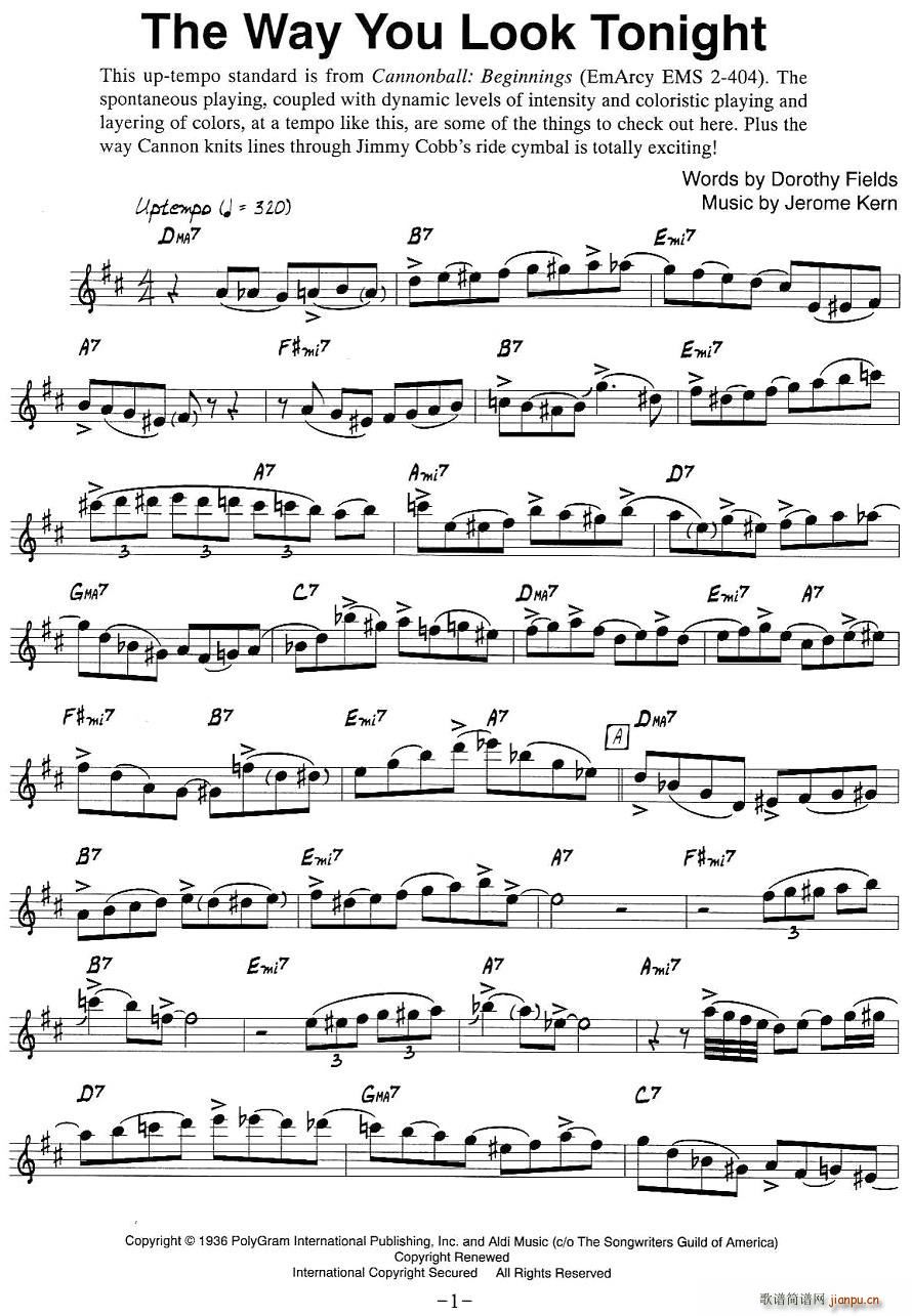 The Way You Look Tonight(ʮ�ּ�����)1