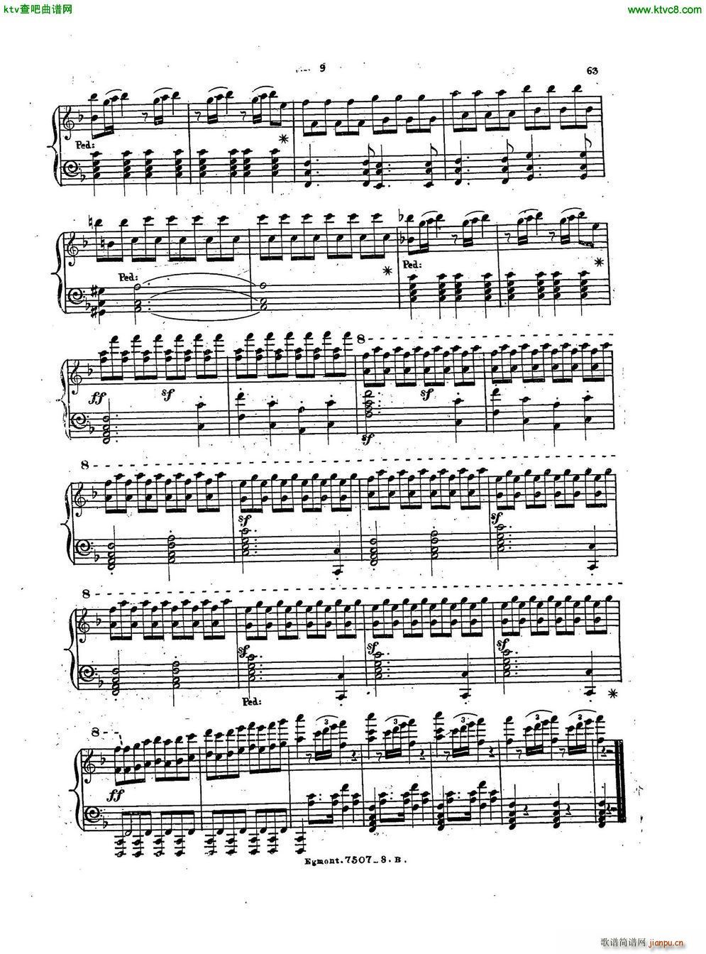 Beethoven op 84 Egmont Overture arr Weiss(����V)8