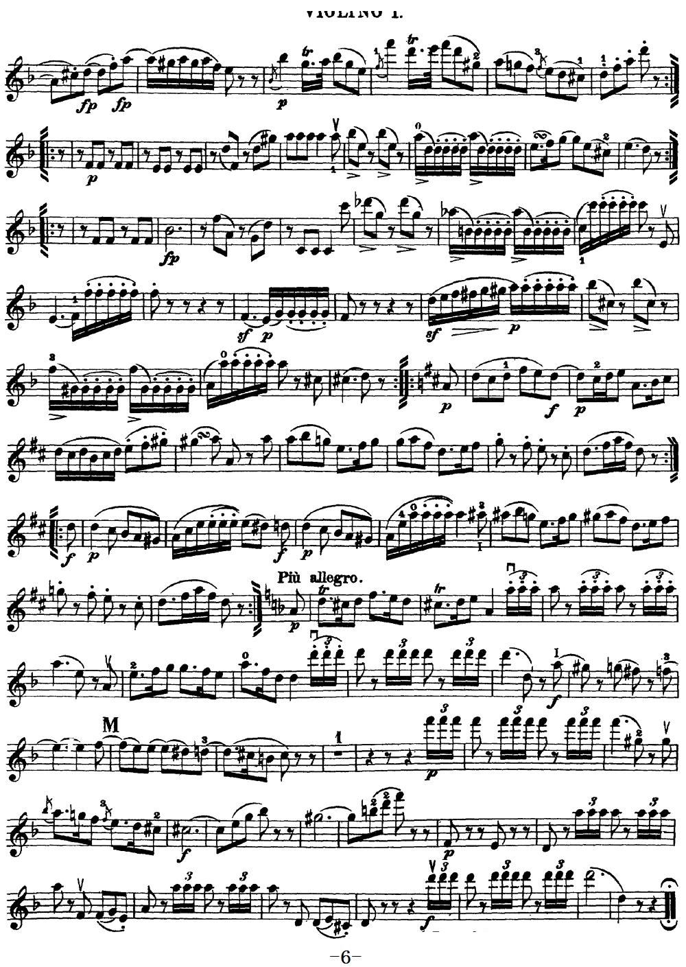 Mozart Quartet No 15 in D Minor K 421 Violin 1(ʮ�ּ�����)6