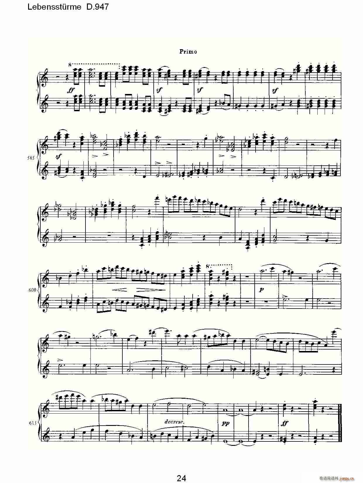 Lebensst��rme D.947(ʮ�ּ�����)24