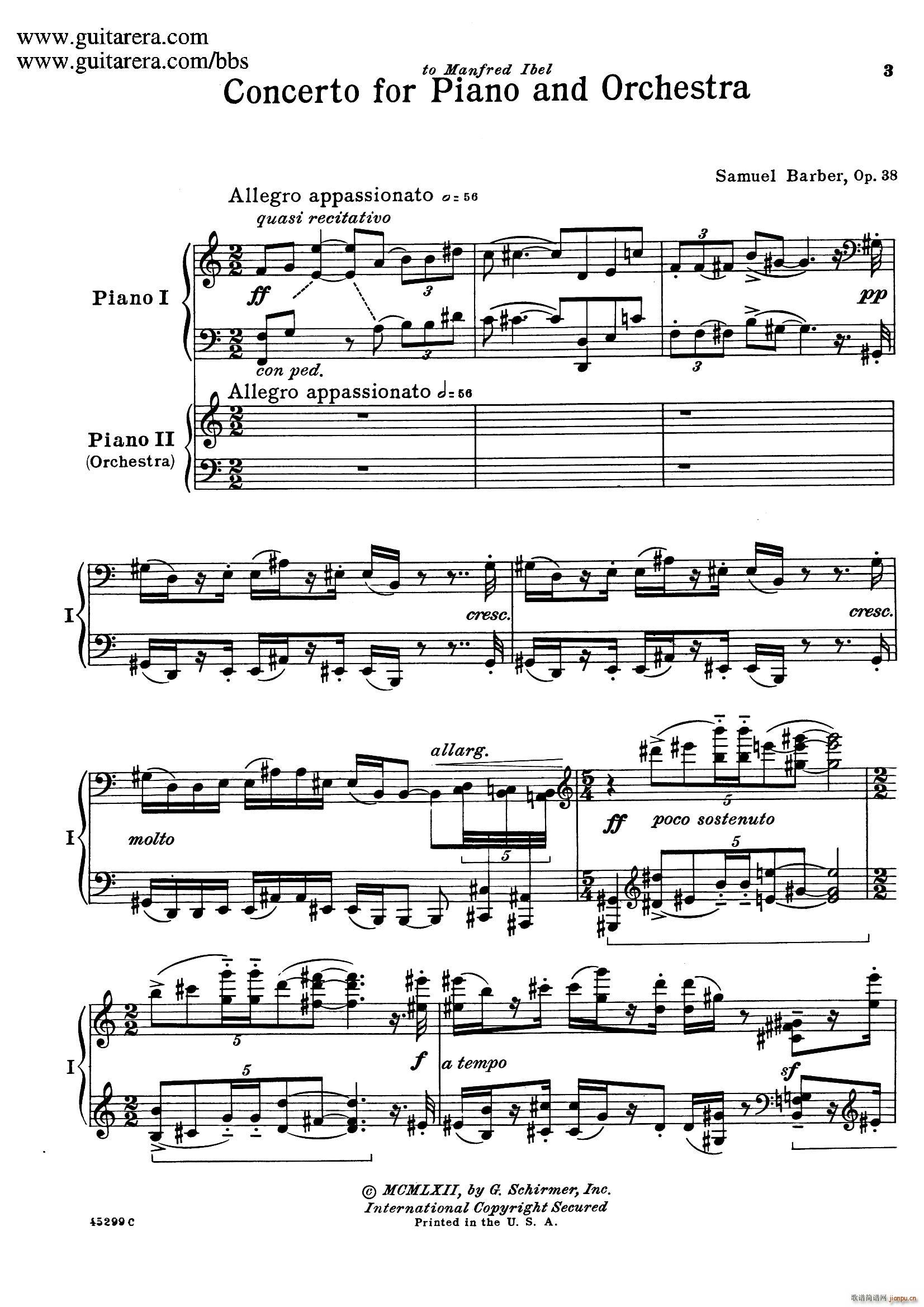 Piano Concerto Op 38 ��مf(xi��)���� �p��� ��һ��(l�� )��(����V)1