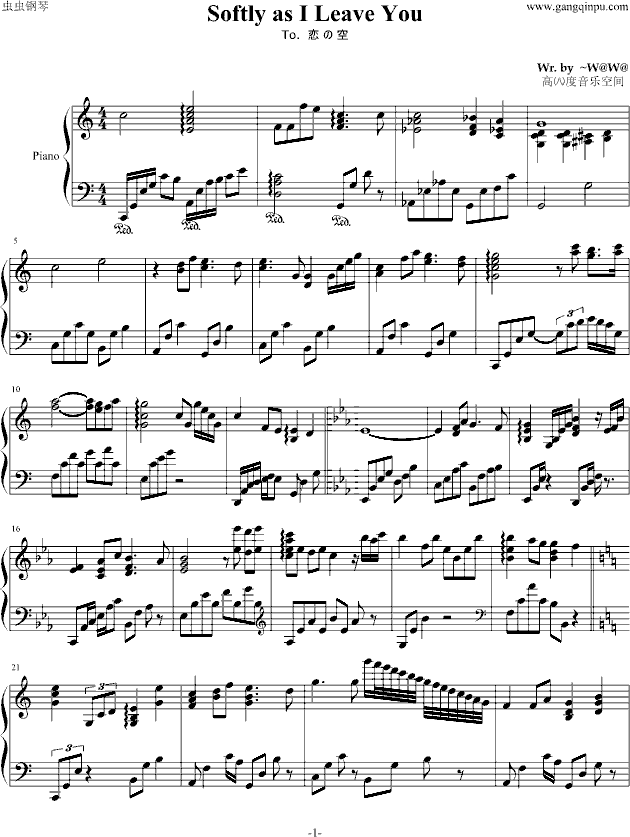 Softly as I Leave You(����V)1