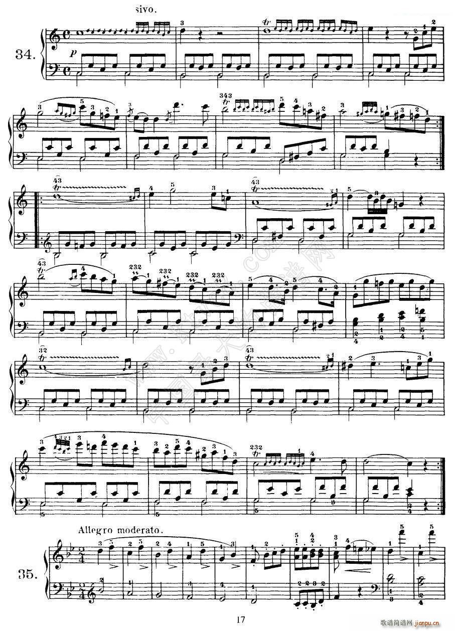 Czerny 100 Progressive Studies Op 139 22 36(����V)7