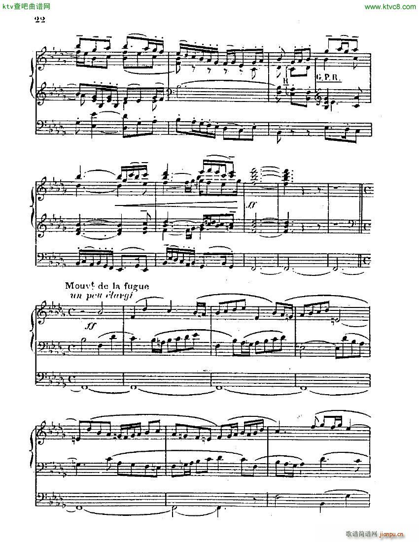 Blin Rene Symphonie mvt 1 solo organ(����V)22