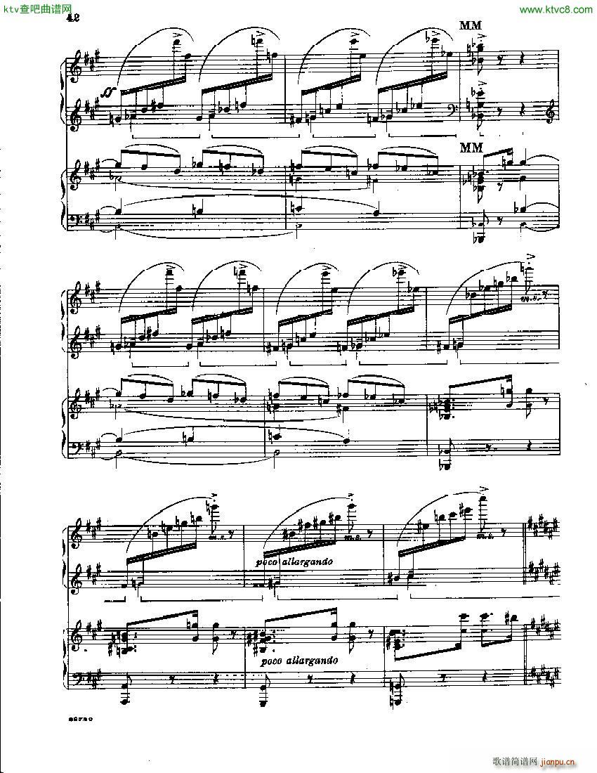 Franck Les Djinns 2 Piano Reduction(����V)40