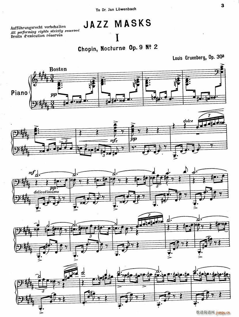 Gruenberg Jazz masks chopin 9 2(����V)1