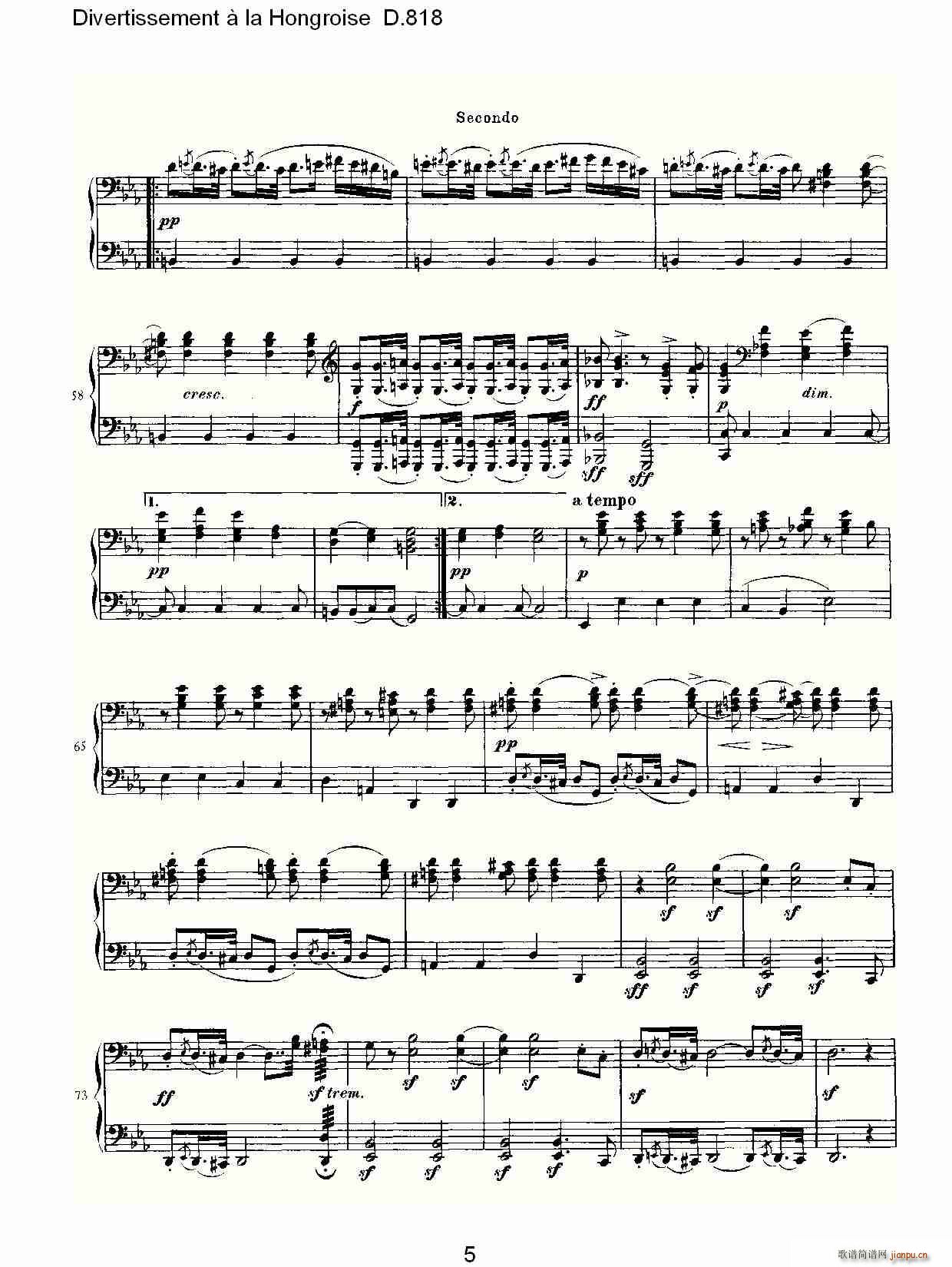 Divertissement �� la Hongroise D.818(ʮ�ּ�����)5