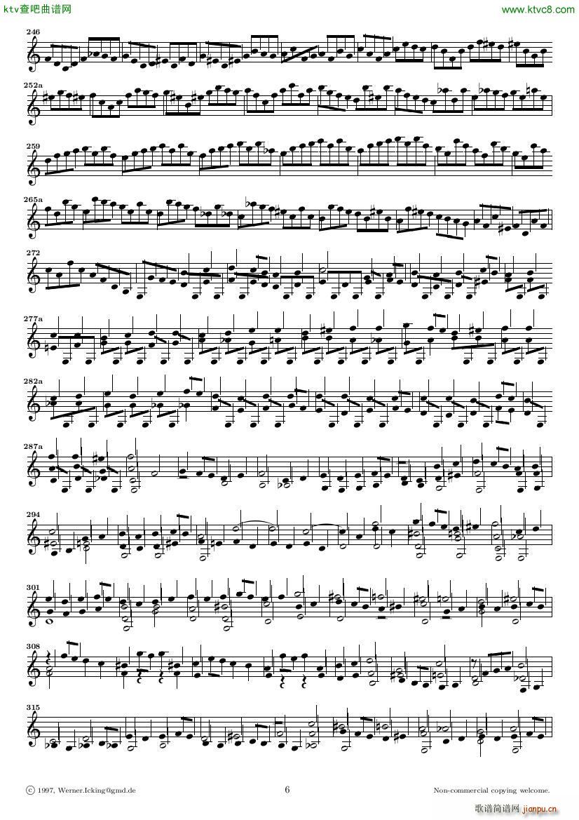 Bach JS BWV 1005 Sonata for Solo Violin in C(����V)6