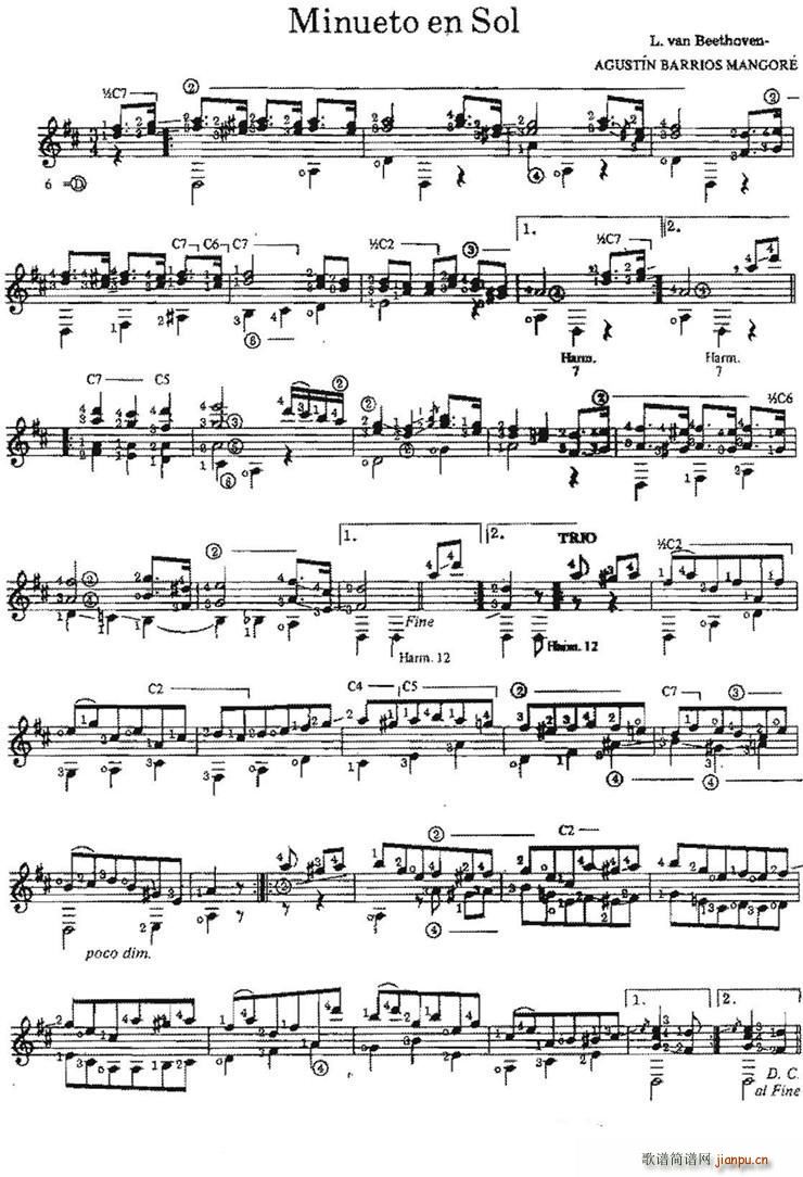 Minueto en Sol �ŵ伪��(�����V)1