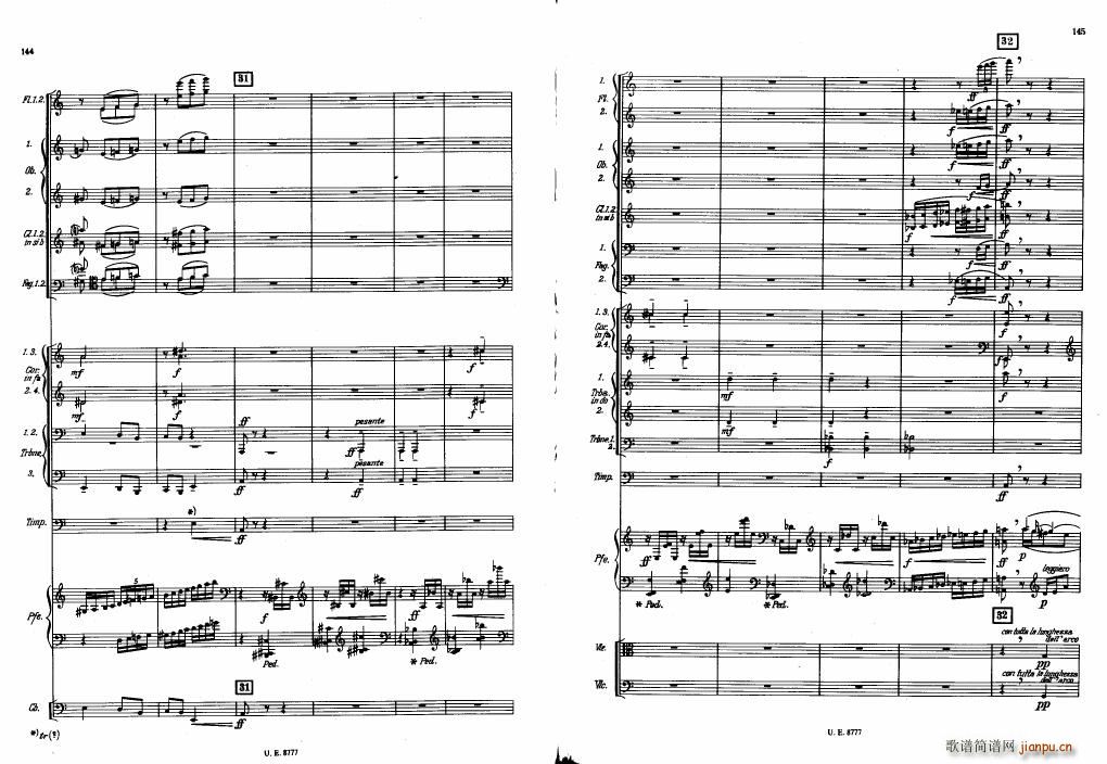 Bartok SZ 83 Piano Concerto No1 Full Score ��(����V)32