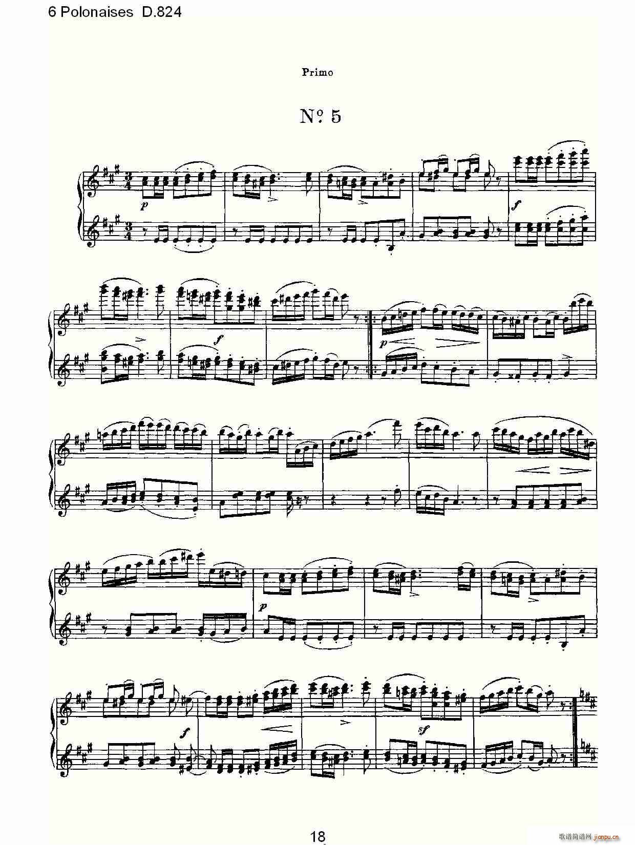 6 Polonaises D.824(ʮ�ּ�����)18