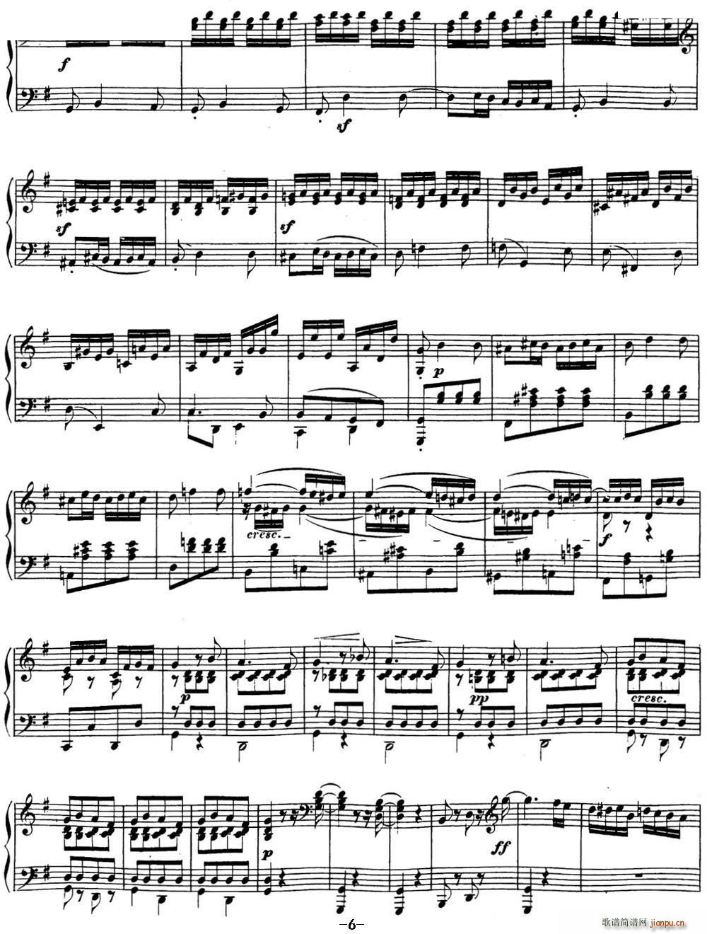 ؐ���������Q��16 G���{ Op 31 No 1 G major(����V)6