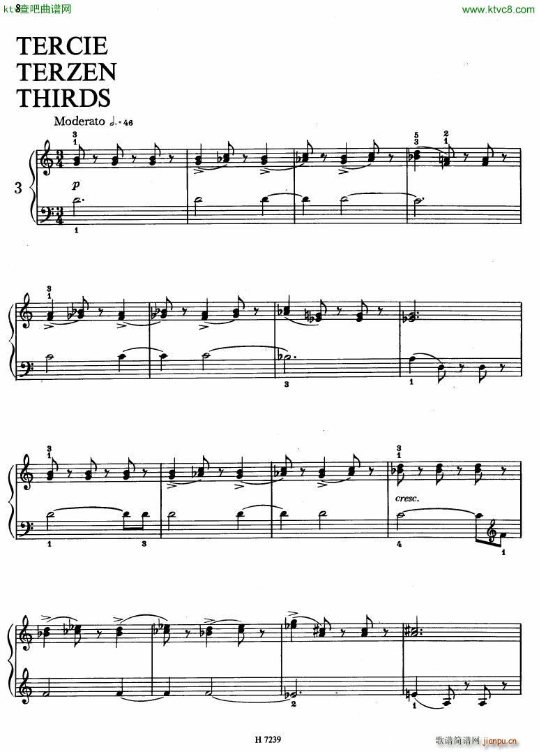 Hurnik piano etudes(����V)5