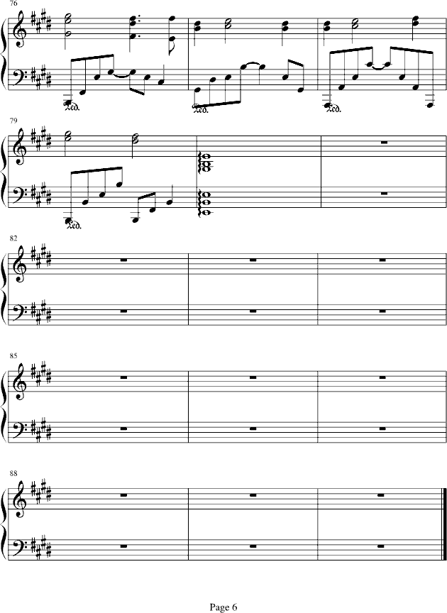 My heard will go on(����V)6