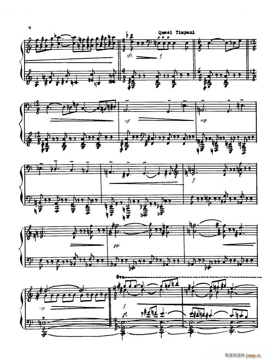 Antheil Piano Sonata No 4 Piano Sonata No 4(ʮ�ּ�����)7