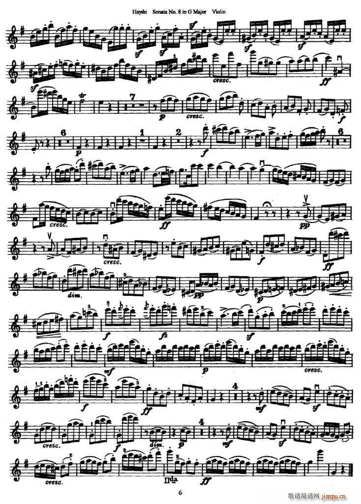 Soata No.8. in G Major(ʮ�ּ�����)6