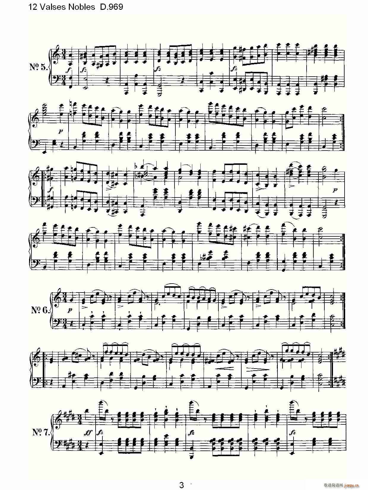 12 Valses Nobles D.969(ʮ�ּ�����)3