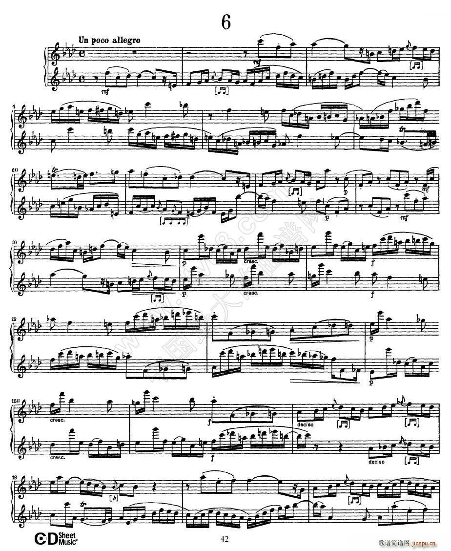 Six Duets 6�׶����� 6(���V)1