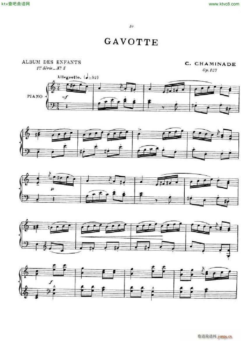 Chaminade Album des Enfants op 123(����V)9