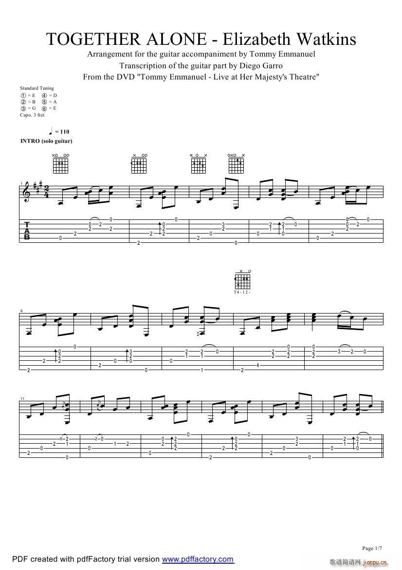 tommy emmanuel together alone ָ������(�����V)1