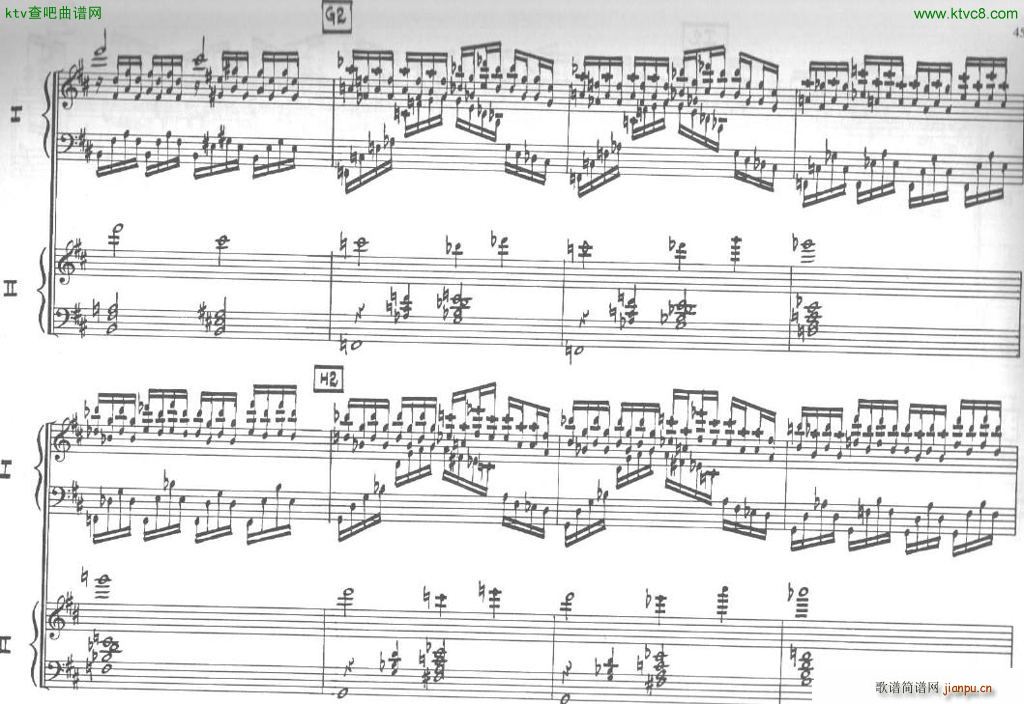 Bolling Sonata for Two Pianist no 2 Part2(����V)16