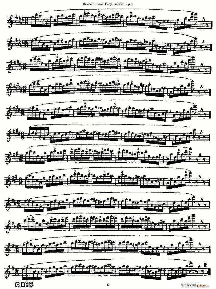 Seven Daily Exercises, Op.5(ʮ�ּ�����)6
