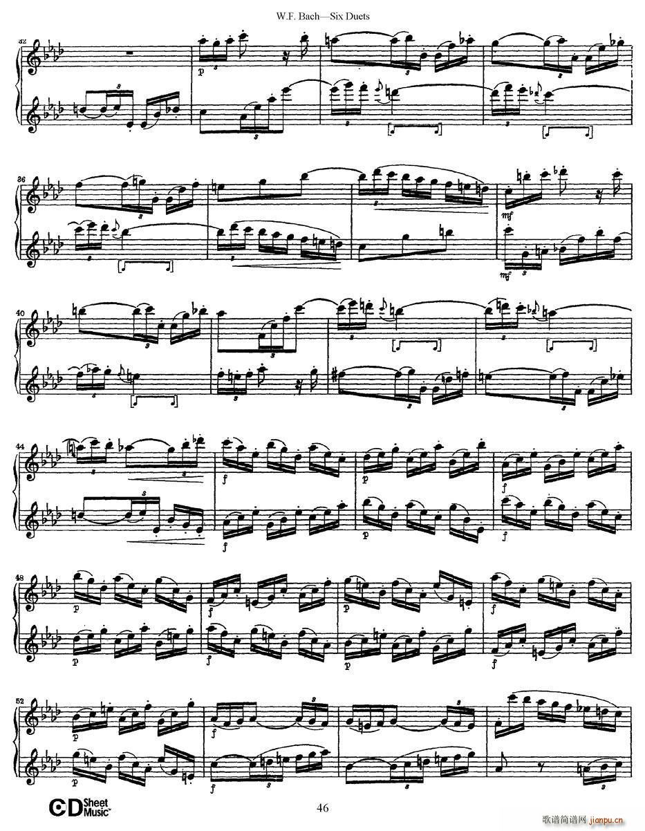 Six Duets 6�׶����� 4(���V)5