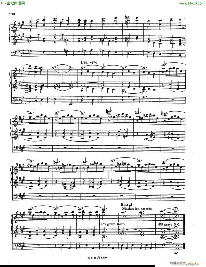 Guiraud Georges Offertoire Pascal organ(����V)8