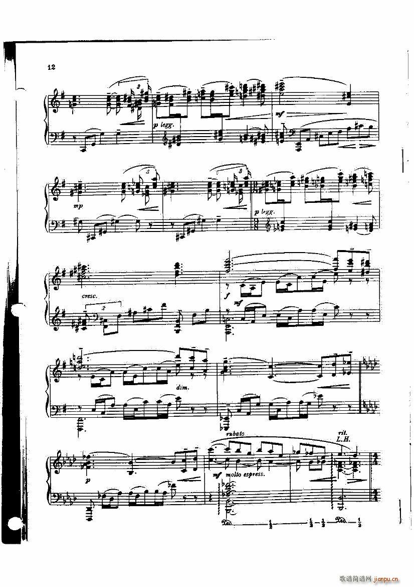 Bowen Op 72 Piano Sonata No 5 in F(����V)6