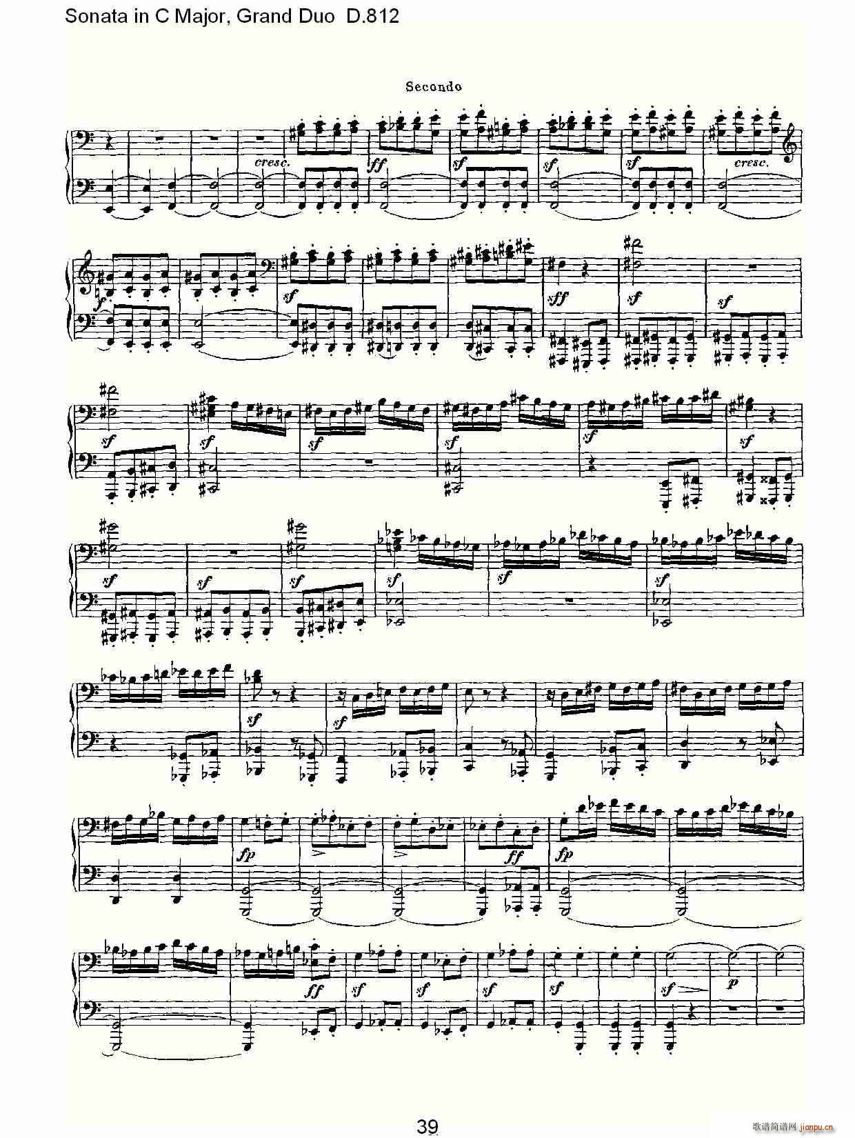 Sonata in C Major, Grand Duo D.812(���V)9