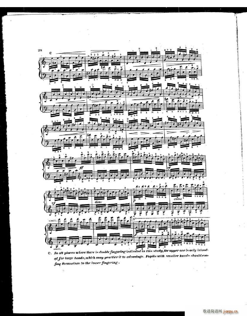 Czerny Etudes de la Velocite(����V)25