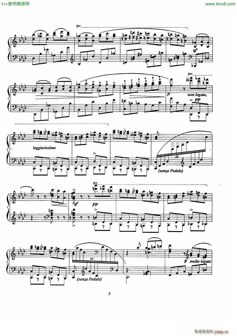 Etude No 9 D apr��s Rossini(����V)9