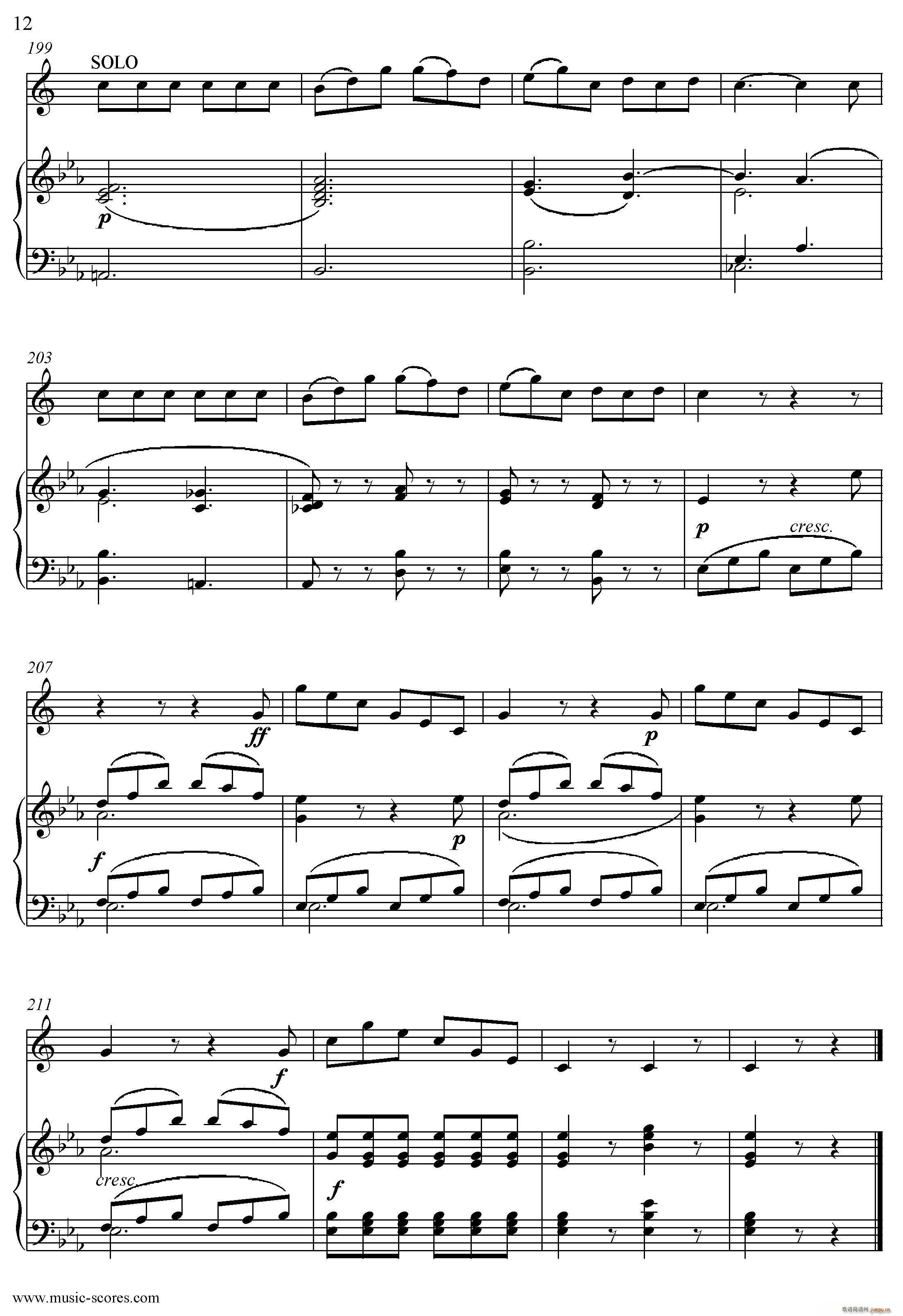 Mozart Concerto KV495 No 4 3st Rondo ������(ʮ�ּ�����)12