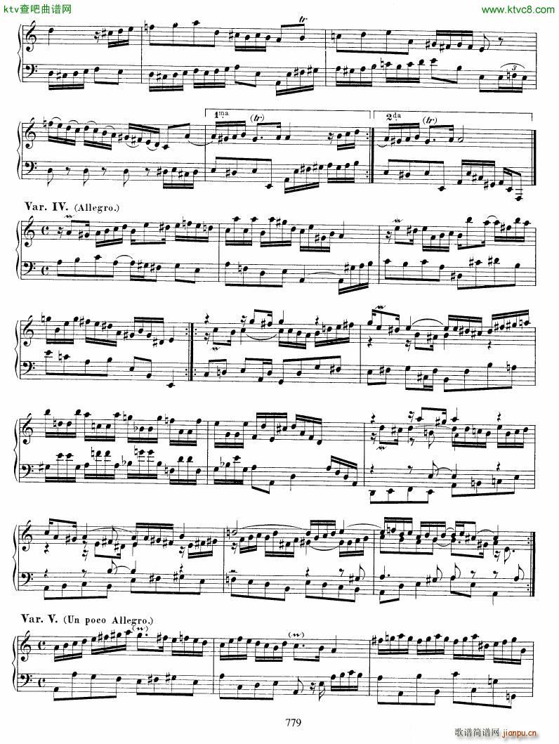 Bach JS BWV 989 Aria Variata(����V)3
