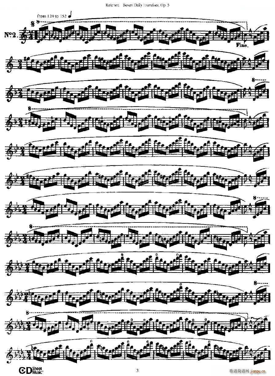 Seven Daily Exercises Op 5 ÿ�վ������� ��Ʒ5̖ �~��(ʮ�ּ�����)3