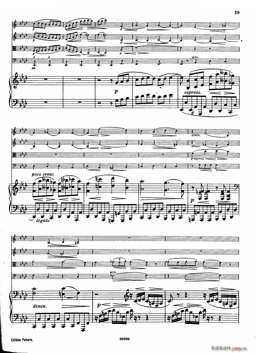 Brahms op 34 Piano Quintet f minor score һ(����V)18