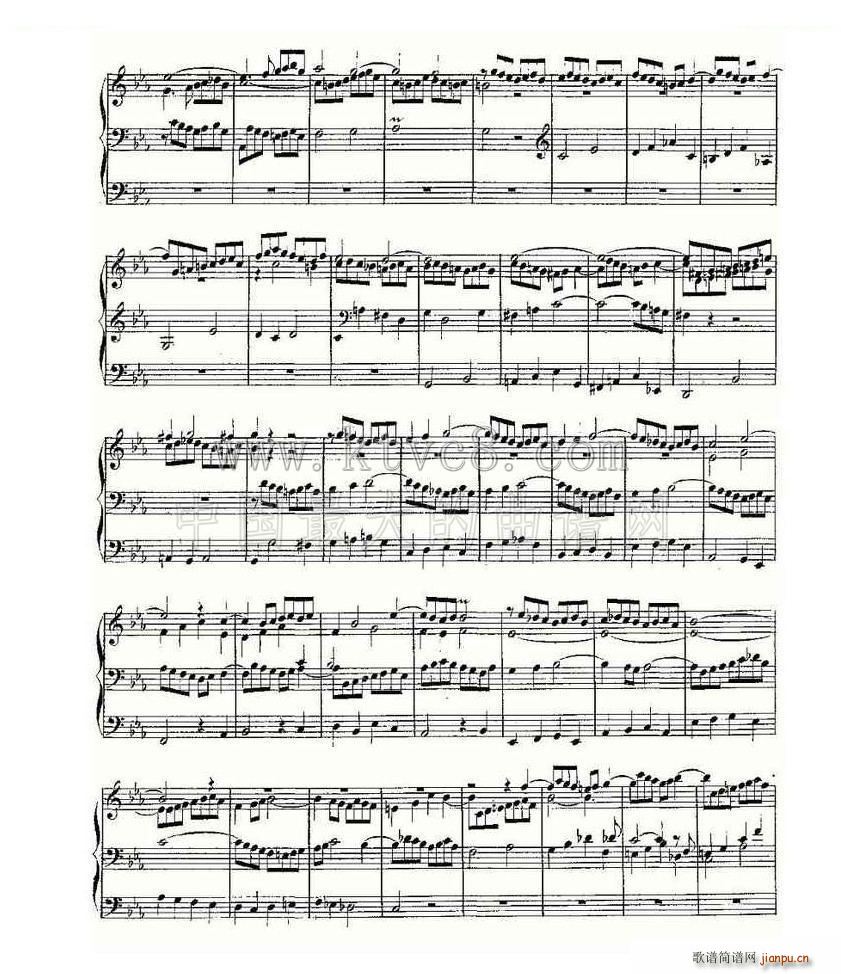 Prelude and Fugue in C Minor BWV 546 ���L(f��ng)���V(ʮ�ּ�����)9
