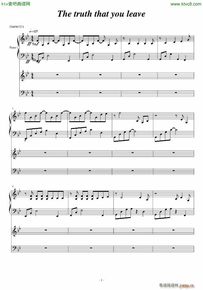 The Truth That You Leave ���(����V)1