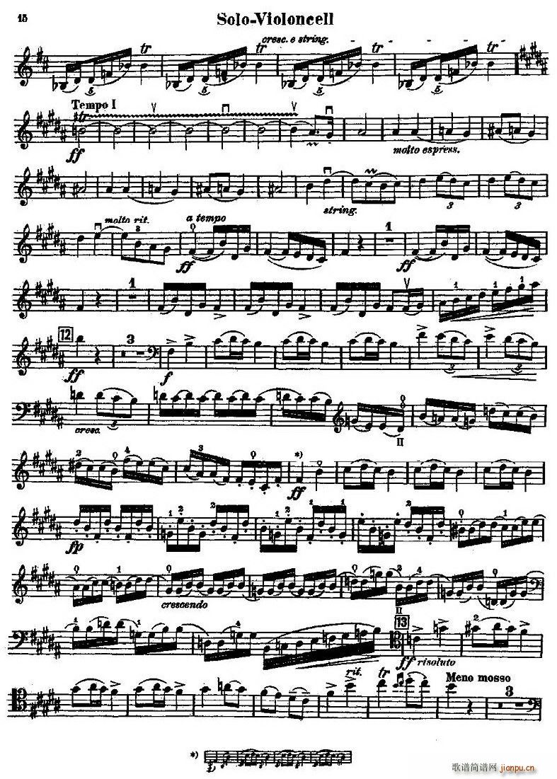 CELLO CONCERTO in B minor(�������V)15