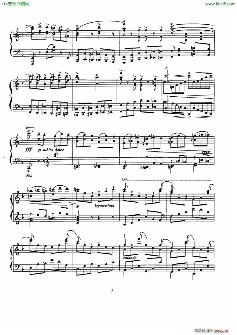 Etude No 9 D apr��s Rossini(����V)7