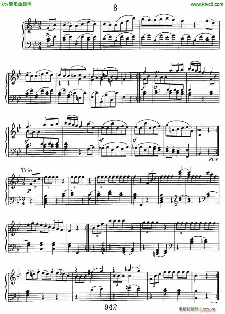 Beethoven WoO 7 12 Minuets(����V)8