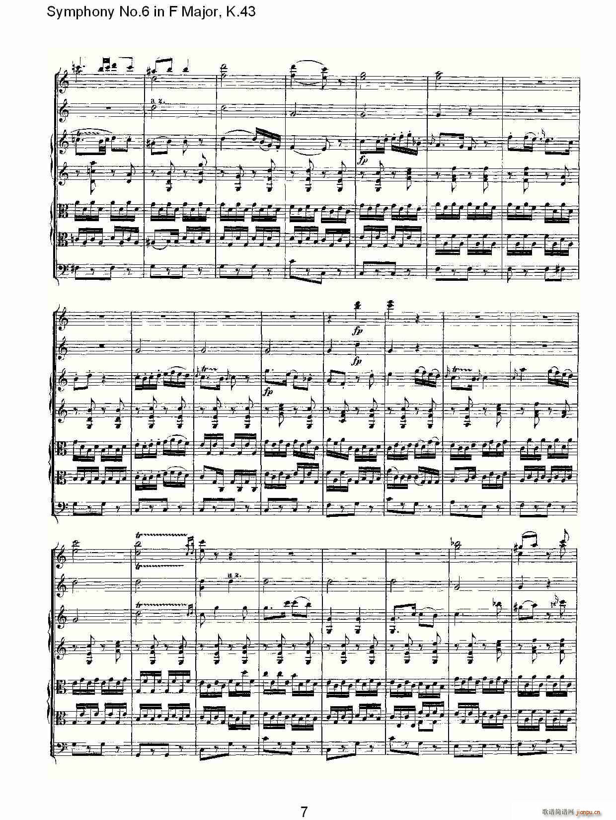 Symphony No.6 in F Major, K.43(ʮ�ּ�����)7